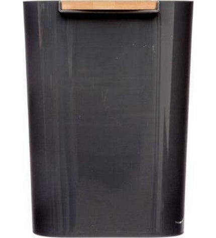 5five Simply Smart Baltik black 5L trash can for household kitchen storage and organization, compact and stylish waste bin.