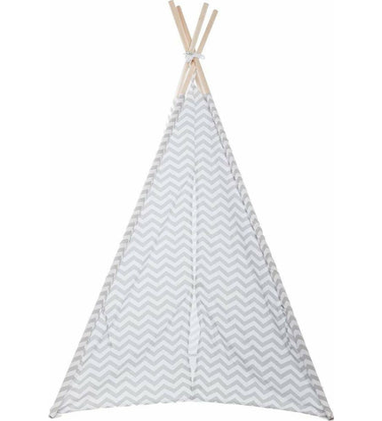 Atmosphera Chevron Geval Kampeertent in tipi style, 120x120x160 cm, ideal for outdoor play and children's activities.
