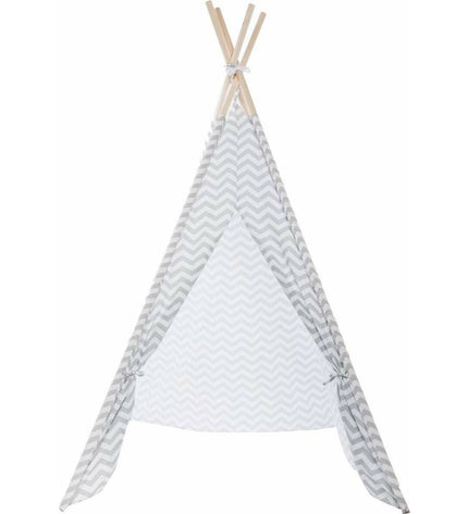 Atmosphera Chevron Geval tipi tent for play and outdoor activities, measuring 120x120x160 cm, ideal for children’s play spaces.