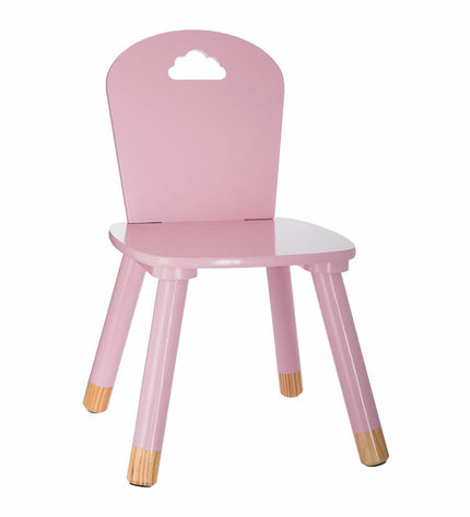 Child's pink chair by 5five Simply Smart, measuring 32 x 31.5 x 50 cm, with a modern design suitable for kids' rooms.