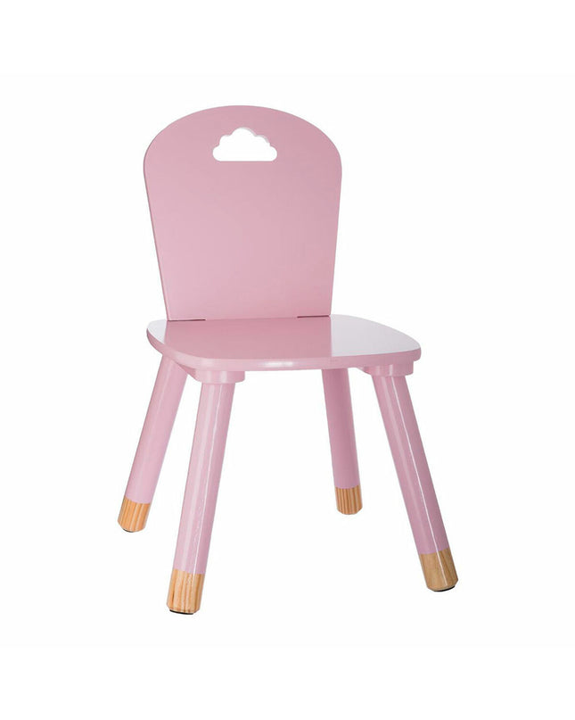 Child's pink chair by 5five Simply Smart, measuring 32 x 31.5 x 50 cm, with a modern design suitable for kids' rooms.