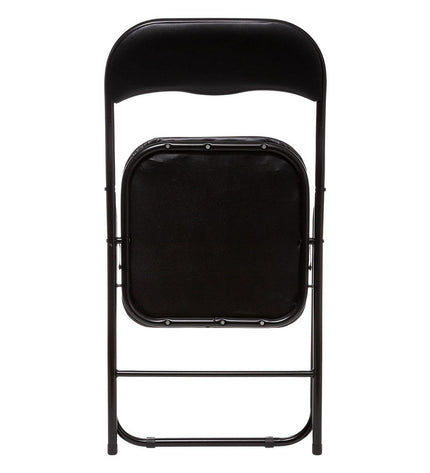 Black Atmosphera kitchen chair with 44x44x79.5 cm dimensions, featuring a modern design and comfortable seating.