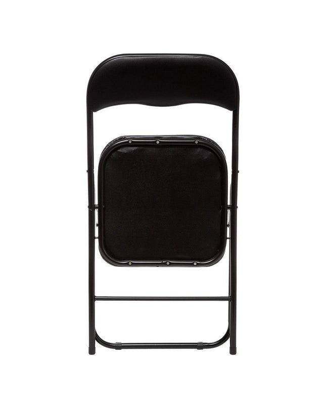 Black Atmosphera kitchen chair with 44x44x79.5 cm dimensions, featuring a modern design and comfortable seating.