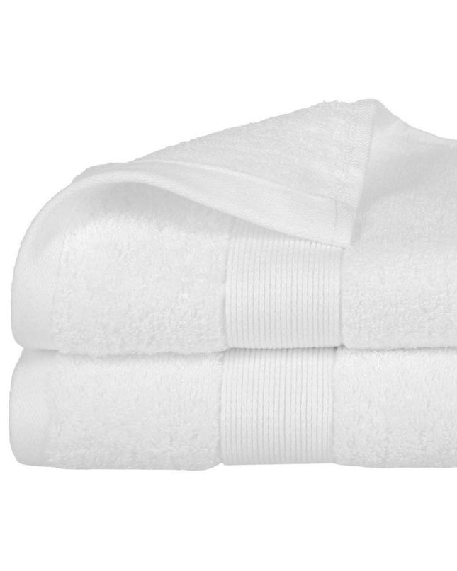 White Atmosphera cotton bath towel, 450 g/m², 50x90 cm, soft and absorbent for home and bathroom use.