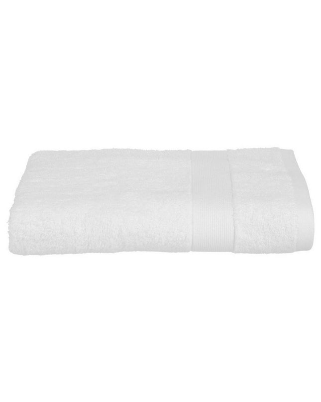 White Atmosphera cotton bath towel, 70x130 cm, soft and absorbent with a 450 g/m² weight, perfect for home and bathroom use.