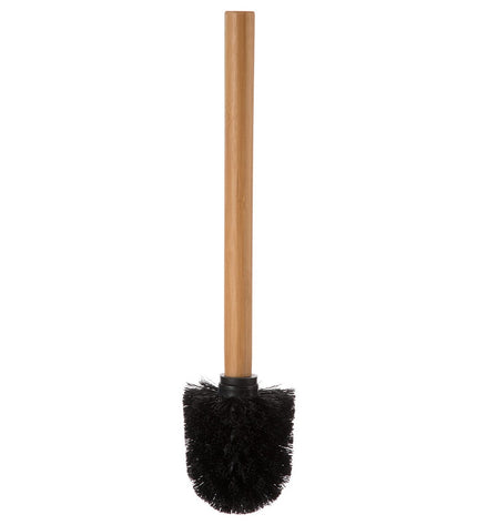Black 5five Simply Smart Natureo toilet brush with holder, designed for bathroom cleaning and hygiene.