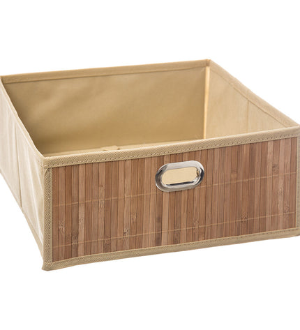 5five Simply Smart versatile bathroom storage basket in white, 31x31x13.5 cm, ideal for organizing bathroom essentials