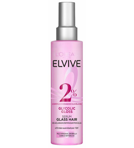 L'Oreal Make Up ELVIVE voedingssupplement bottle, 150 ml, health and personal care product with label and cap visible.