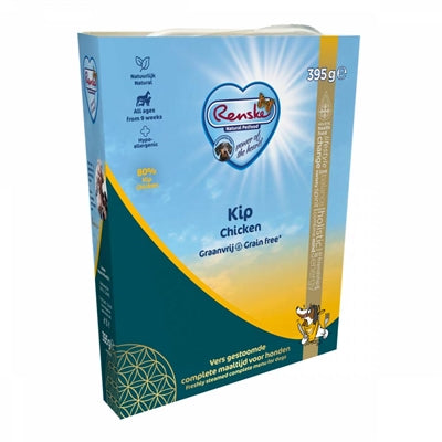 Renske fresh chicken meat grain-free 10 x 395 g