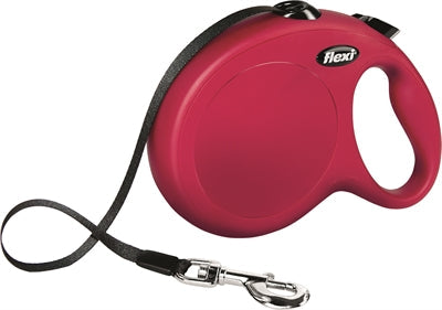 FLEXI Classic Tape retractable leash red L 8 m
