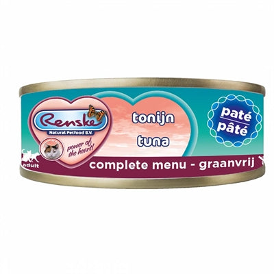 Renske Fresh Meat Meal for Cats Fresh Tuna Pâté Grain-Free 24 x 70 g