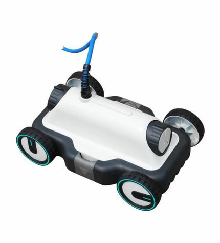 Bestway NOONOO automatic pool cleaner in action, suitable for garden pools, jacuzzis, and pool accessories.