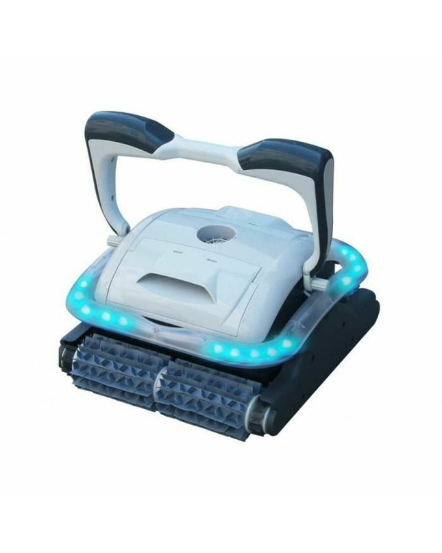 Bestway automatic pool cleaner for backyard pools, featuring a compact design and cleaning brushes for efficient debris removal.