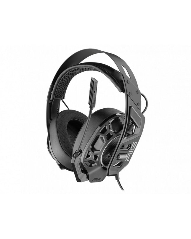 Nacon RIG 500 PROHC G2 gaming headset with microphone, black electronic headset for plug and play on gaming consoles.
