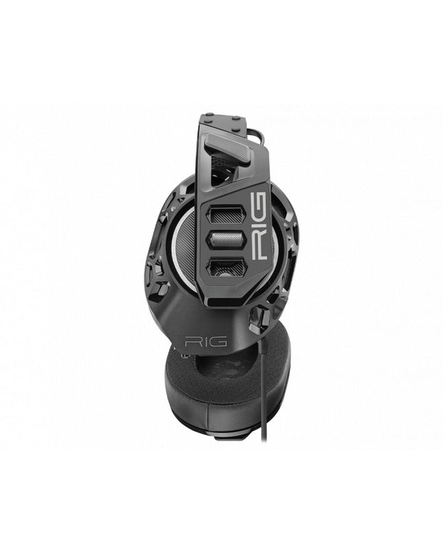 Nacon RIG 500 PROHC G2 gaming headset with microphone, electronic plug-and-play headset for consoles, black with adjustable headband