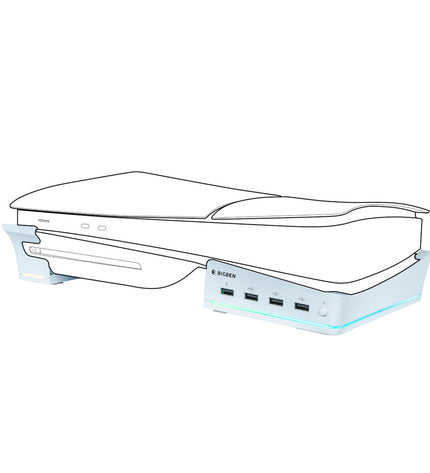 Nacon Shorizstand electronic docking station for plug & play game consoles, designed for easy gaming setup and organization.