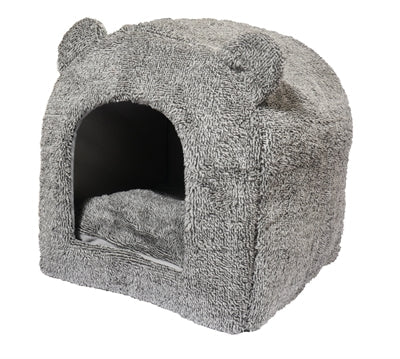 Rosewood Teddy Igloo Cat Bed Grey 38x38x40 cm
