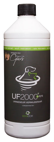 ECODOR UF2000 4PETS URINE ODOR REMOVER 1 TO 5 CONCENTRATE 1 L