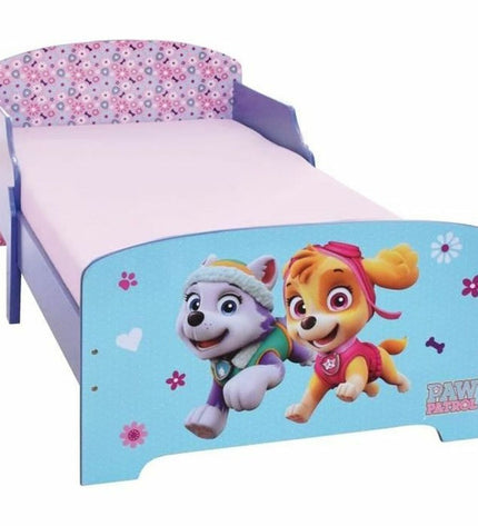 Kinderbed The Paw Patrol baby bed with colorful Paw Patrol design, measuring 59 cm, for a child's bedroom or nursery.
