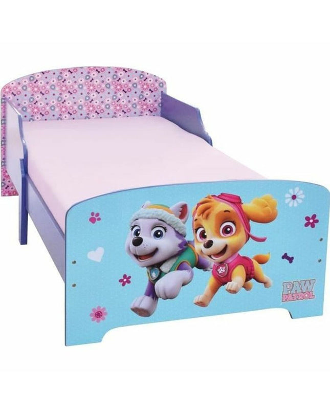 Kinderbed The Paw Patrol baby bed with colorful Paw Patrol design, measuring 59 cm, for a child's bedroom or nursery.