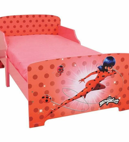 Baby Kinderbed Fun House Miraculous with fun house design, 140x70 cm, in a cheerful bedroom setting.