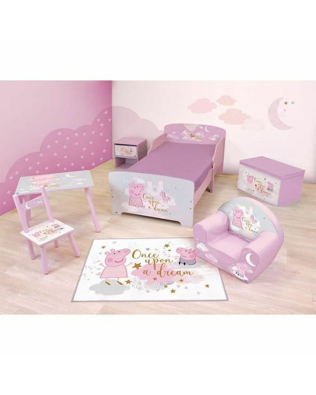 Baby Kinderbed Fun House Peppa Pig with fun house design, 140x70 cm, ideal for a child's bedroom, by Fun House.