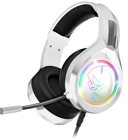 Spirit of Gamer Pro-H8 gaming headset with microphone, black electronic headset for consoles, plug and play setup.