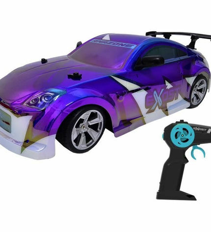 Silverlit police car remote control toy, silver police vehicle with detailed design, suitable for children and play.