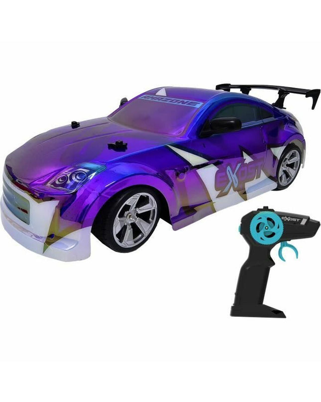 Silverlit police car remote control toy, silver police vehicle with detailed design, suitable for children and play.