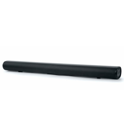 Muse Zwart 120W Bluetooth soundbar for audio and hi-fi, featuring a sleek black design and modern electronic audio equipment.
