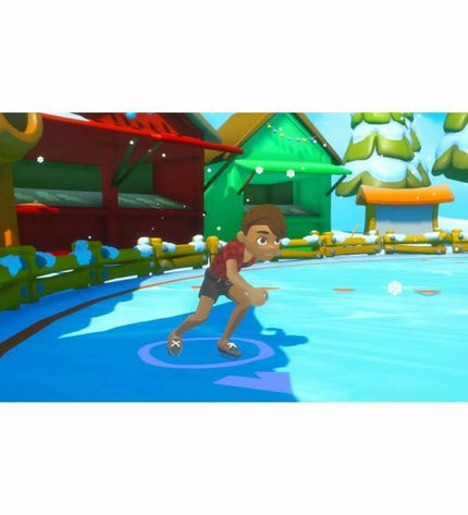 Just For Games Switch electronic plug-and-play console with 30 sports game titles in one package, featuring colorful game artwork.