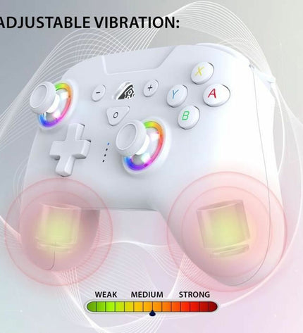 Subsonic Xbox One and Switch remote control, electronic plug-and-play game console accessory, black with buttons and ergonomic design.