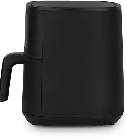 Hkoenig frituurmachine for home cooking, compact electric deep fryer with stainless steel body and digital controls