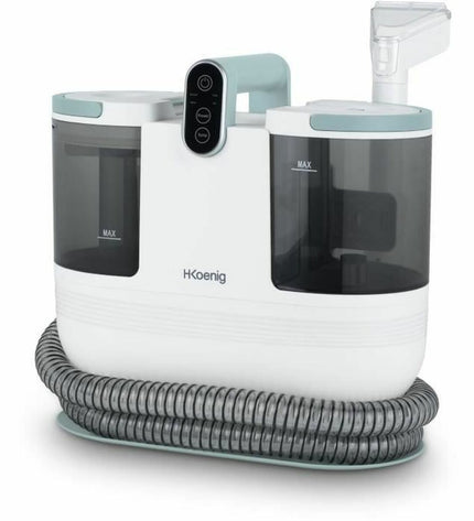 Hkoenig TWT88 robot stofzuiger voor huis en koken, schoonmaken en vloeronderhoud, met ronde vorm en zwarte afwerking