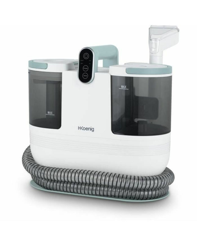 Hkoenig TWT88 robot stofzuiger voor huis en koken, schoonmaken en vloeronderhoud, met ronde vorm en zwarte afwerking