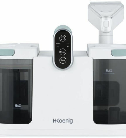 Hkoenig TWT88 robot stofzuiger on a clean floor, designed for home cleaning and floor maintenance.