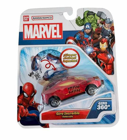 Bandai Marvel Flip Cars toy car from the speelgoedautootjes collection, featuring colorful Marvel superhero design and details.