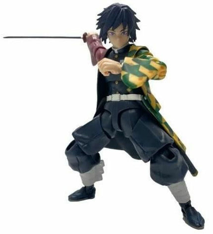 Bandai Demon Slayer action figure from anime series, detailed toy figure in colorful costume, perfect for collectors and fans.