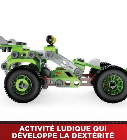 Bandai remote control police car toy with realistic design, featuring police markings and detailed wheels on a white background.