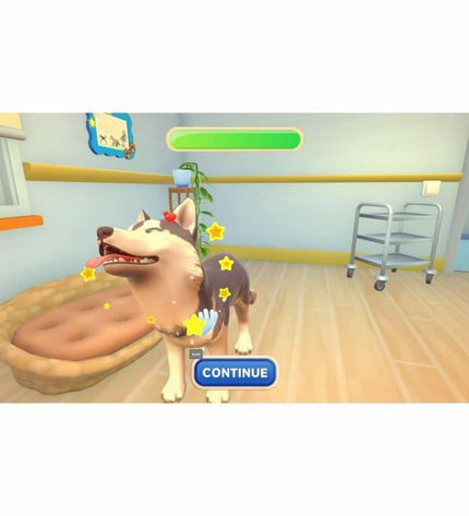 Microids My Universe Pets Switch video game cartridge for electronic plug-and-play gaming console, featuring colorful pet characters.