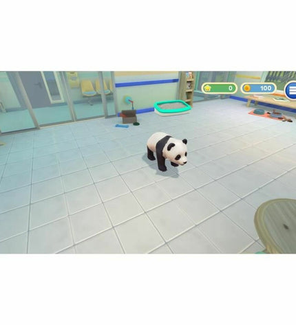 Microids My Universe PetClinic Cats & Dogs Panda Edition Switch video game cartridge for plug-and-play console.