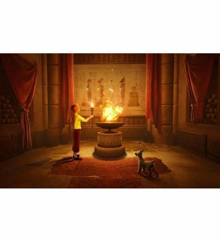 Microids Tintin Reporter: Les Cigares du Pharaon Switch videogame cartridge for electronic plug-and-play game console.