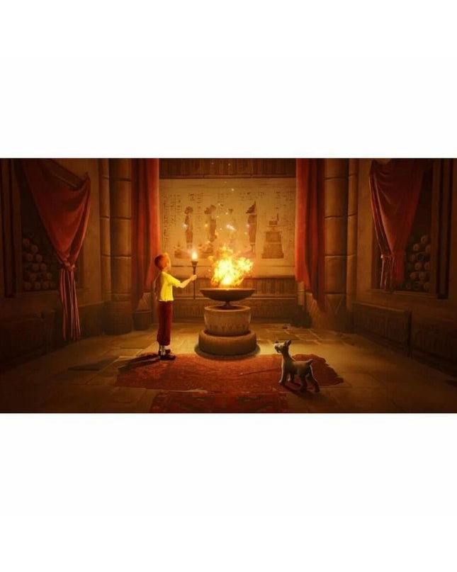 Microids Tintin Reporter: Les Cigares du Pharaon Switch videogame cartridge for electronic plug-and-play game console.