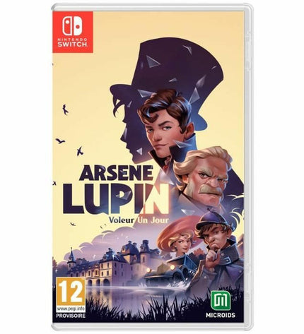 Microids Arsene Lupin Thief for a Day Switch video game cartridge for electronic plug-and-play consoles.