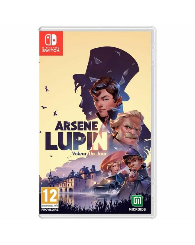 Microids Arsene Lupin Thief for a Day Switch video game cartridge for electronic plug-and-play consoles.