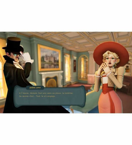 Microids Arsene Lupin Thief for a Day Nintendo Switch video game cartridge for electronic plug-and-play consoles.