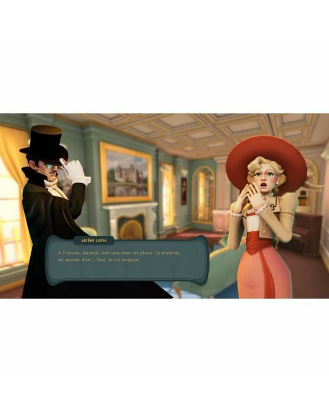 Microids Arsene Lupin Thief for a Day Nintendo Switch video game cartridge for electronic plug-and-play consoles.