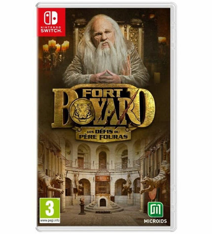 Microids Fort Boyard Switch video game cartridge for electronic plug & play console with colorful game artwork.