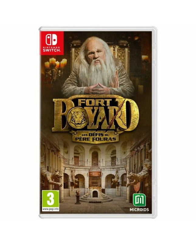 Microids Fort Boyard Switch video game cartridge for electronic plug & play console with colorful game artwork.