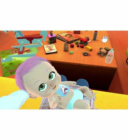Microids My Universe: My Baby Collection Switch video game cartridge for plug-and-play consoles, featuring colorful game artwork.